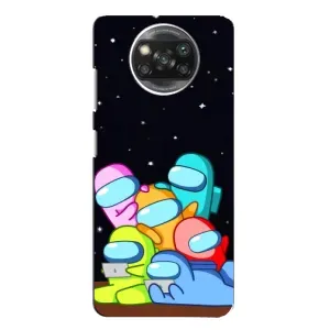 Чохли Амонг Ас для Xiaomi POCO X3 Pro (AlphaPrint) (Скіни в космосі)