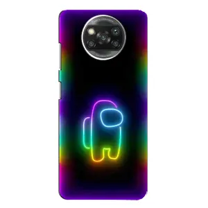 Чохли Амонг Ас для Xiaomi POCO X3 Pro (AlphaPrint) (Яскравий скін)