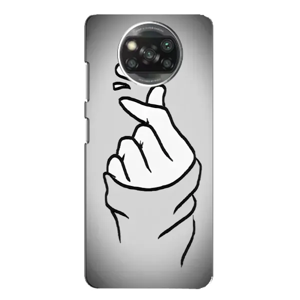 Чохол з принтом «Значок Love» для Xiaomi POCO X3 Pro