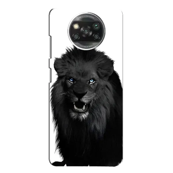Чохол з принтом «Чорний ЛЕВ» для Xiaomi POCO X3