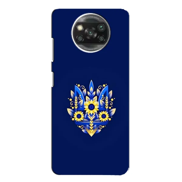 Чехол с принтом «Цветочный Герб» для Xiaomi POCO X3