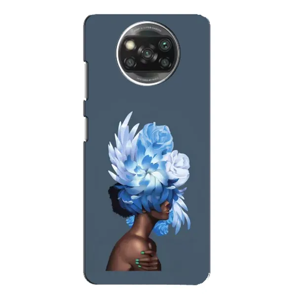 Чехол с принтом «Цветы на голове» для Xiaomi POCO X3 Чехол с принтом «Цветы на голове» для Xiaomi POCO X3