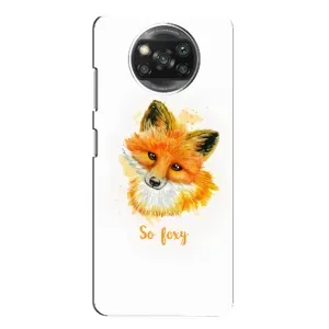 Чехлы с картинкой Лисички для Xiaomi POCO X3 (VPrint) (Девочка Лиса)