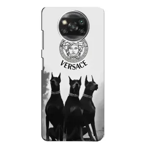 Чехлы VERSACE для Сяоми Поко X3 (PREMIUMPrint) (Доберман Версаче)