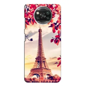 Чехол Эйфелева Башня для Xiaomi POCO X3 - (AlphaPrint) (Эйфелева Башня)