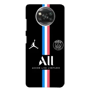 Чехлы PSG для Xiaomi POCO X3 (AlphaPrint) (футболка ПСЖ)