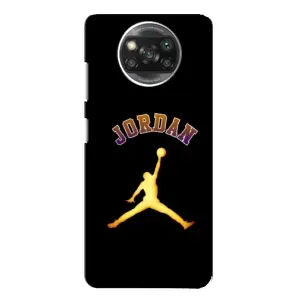 Чехлы для Xiaomi POCO X3 - с картинкой JORDAN (AlphaPrint) (Jordan Gold)