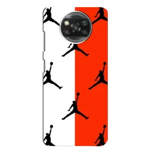 Чехлы для Xiaomi POCO X3 - с картинкой JORDAN (AlphaPrint) (Лого Джордан)