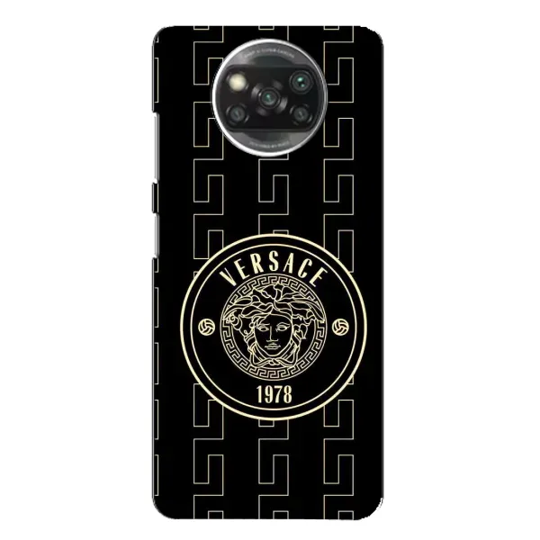 Чехол с принтом «Лого Версаче» для Xiaomi POCO X3