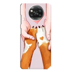Чехлы с собаками для Xiaomi POCO X3 (VPrint) (Любовь к собакам)