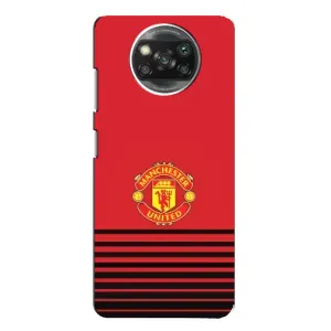 Чехол Манчестер Юнайтед для Сяоми Поко X3 (AlphaPrint) (manchester united)