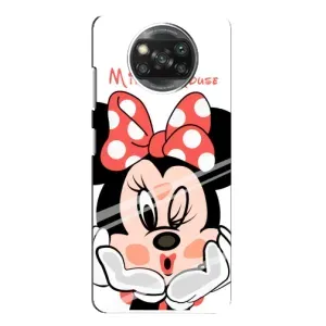 Эксклюзивный чехол для Xiaomi POCO X3 (AlphaPrint - Мультяшные) (Маус Минни)