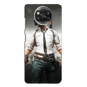 Чехол PUBG для Сяоми Поко X3 (AlphaPrint) (Пабг мен)