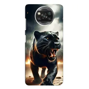 Чохол з картинкою 'Хижаки' для Xiaomi POCO X3 (Чорна пантера)