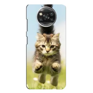 Чехлы с Котиками для Xiaomi POCO X3 (VPrint) (Прыжок кота)