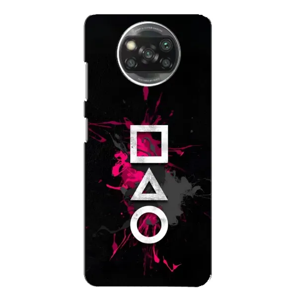 Чехол с принтом «Символы Игра кальмара» для Xiaomi POCO X3