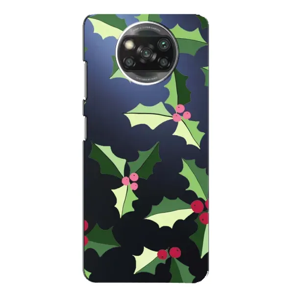 Чохол з принтом «Різдвяний фон» для Xiaomi POCO X3