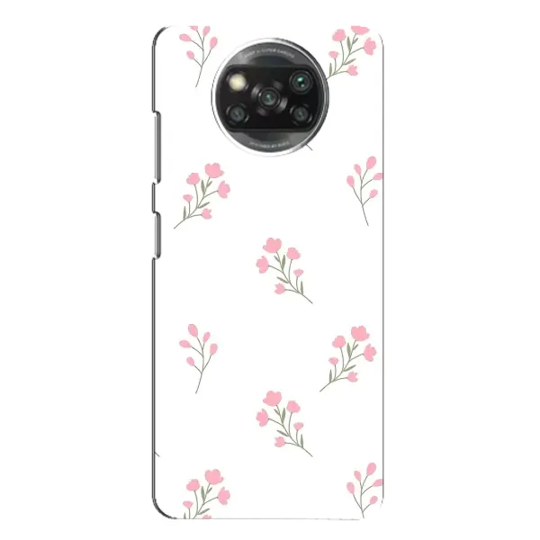 Чехол с принтом «Розовые цветы» для Xiaomi POCO X3