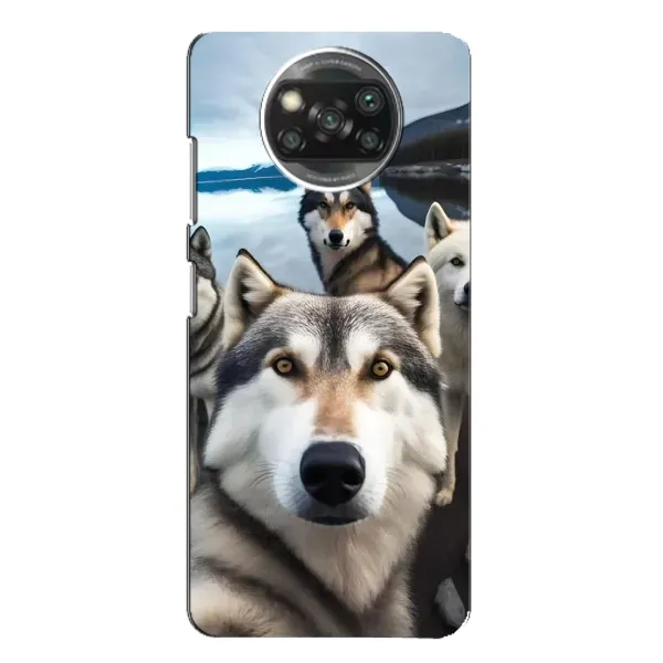 Чехол с принтом «Селфи ХАски» для Xiaomi POCO X3