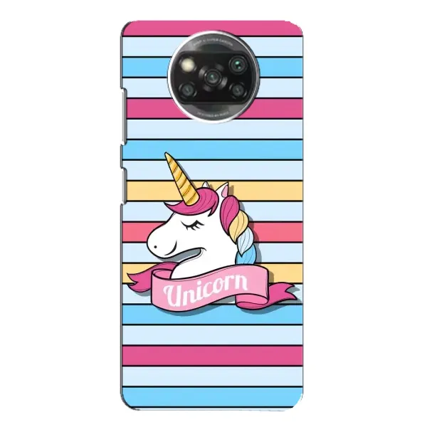 Чохол з принтом «Unicorn» для Xiaomi POCO X3
