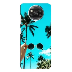 Силиконовый чехол с КАРТИНКАМИ лето для Xiaomi POCO X3 (AlphaPrint) (Взгляд лето)