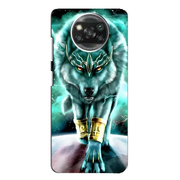 Чехол с принтом «Яркий волк» для Xiaomi POCO X3