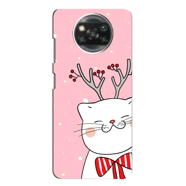 Чехол с принтом «Зимний кот» для Xiaomi POCO X3