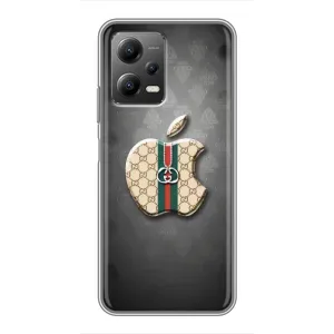 Чехлы ГУЧЧИ для Поко Х5 (5Джи) (AlphaPrint) (Apple gucci)