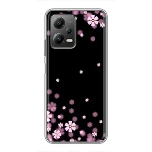 Чохол для Сяомі POCO X5 (5G) - з принтом (Дизайнерські) (AlphaPrint) (Квіти маленькі)
