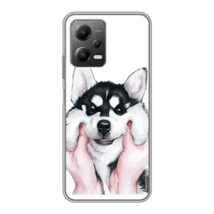 Чехлы с собаками для Xiaomi POCO X5 (5G) (VPrint) (Довольный Хаски)