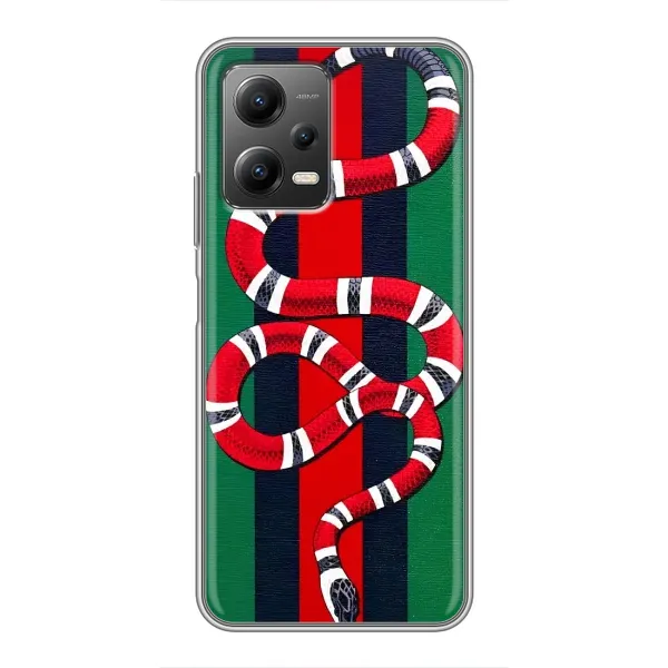Чехол с принтом «Gucci змия» для Xiaomi POCO X5 (5G)