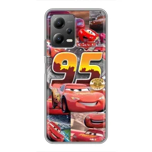 Силиконовый чехол Маквин для Xiaomi POCO X5 (5G) (Коллаж Молния Маквин)