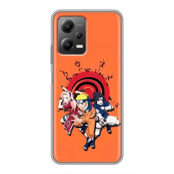 Чехол с принтом «команда Наруто» для Xiaomi POCO X5 (5G)