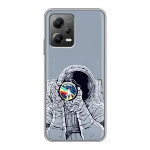 Чохол NASA для Xiaomi POCO X5 (5G) (AlphaPrint) (Космонавт фото)