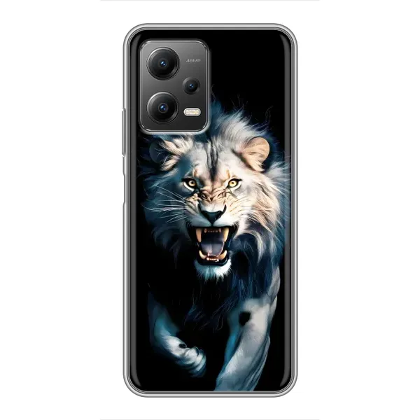 Чохол з принтом «Лев у темряві» для Xiaomi POCO X5 (5G)