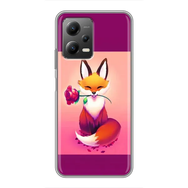 Чехол с принтом «Лисичка с розочкой» для Xiaomi POCO X5 (5G) Чехол с принтом «Лисичка с розочкой» для Xiaomi POCO X5 (5G)