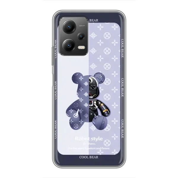 Чехол с принтом «Медвежонок LV» для Xiaomi POCO X5 (5G)