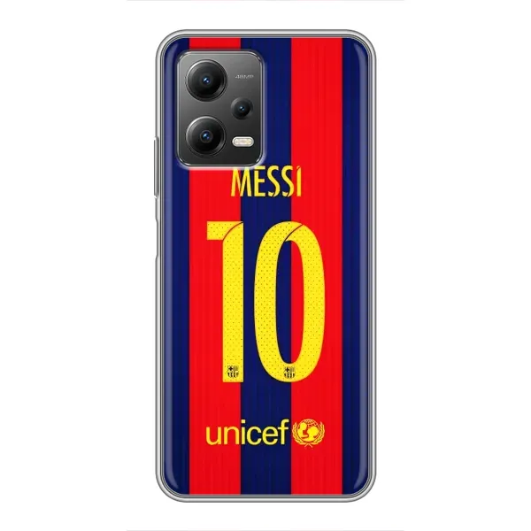 Чохол з принтом «Messi Barca 10» для Xiaomi POCO X5 (5G)
