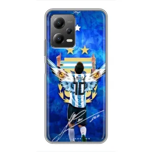 Чехлы для Xiaomi POCO X5 (5G) (Leo чемпион) (AlphaPrint) (Месси сборная)