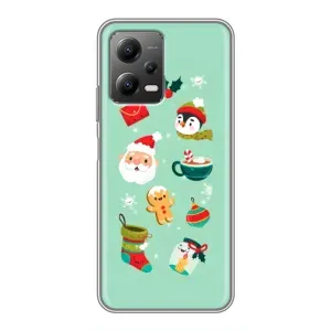 Новорічні Чохли для Сяомі POCO X5 (5G) (VPrint) (Настрій НГ)