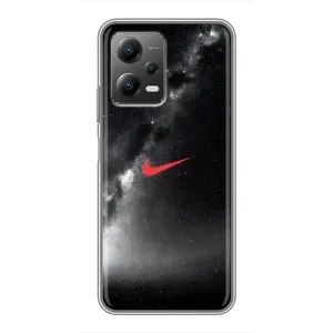 Чехол для Xiaomi POCO X5 (5G) - с принтом Найк (AlphaPrint) (Найк красный)