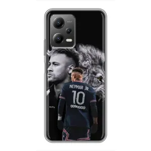 Чехол Неймар для Xiaomi POCO X5 (5G) (AlphaPrint) (Неймар Лев)
