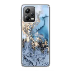 Мраморный чехол на Xiaomi POCO X5 (5G) (VPrint) (Нежный мрамор)