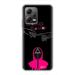 Чехол Гра в кальмара для Xiaomi POCO X5 (5G) (Минимализм Игра кальмара)
