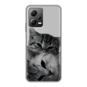 Чохол з малюнком кіт на Xiaomi POCO X5 (5G) (Пара котів)