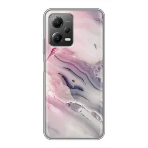 Мраморный чехол на Xiaomi POCO X5 (5G) (VPrint) (Пурпурный Мрамор)