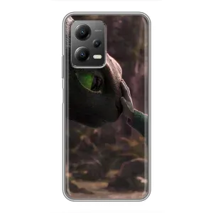 Чехол как приручить дракона на Xiaomi POCO X5 (5G) (Сцена с драконом)