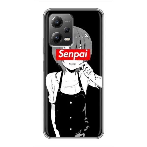 Чохол з принтом «Senpai» для Xiaomi POCO X5 (5G)