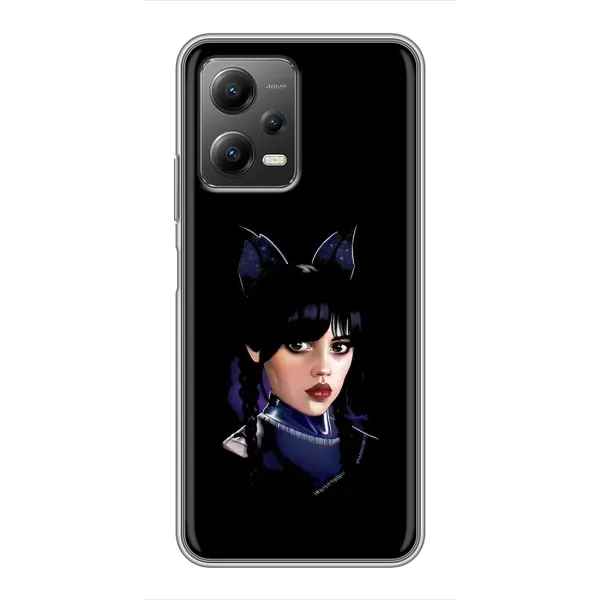 Чехол с принтом «серьезная Уэнздей» для Xiaomi POCO X5 (5G)