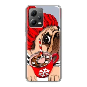 Чехлы с собаками для Xiaomi POCO X5 (5G) (VPrint) (Собачка в шапке)